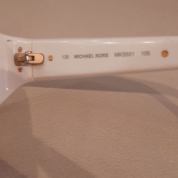 Michael Kors Designer Authentic White Retro Vintage Sunglasses - Picture 8 of 10